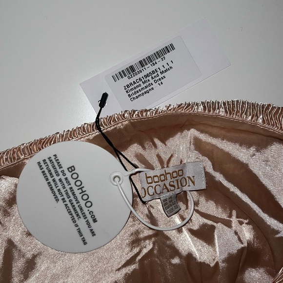 BOOHOO OCCASION- KIMONO MIX AND MATCH BRIDESMAIDS DRESS - Picture 5 of 5